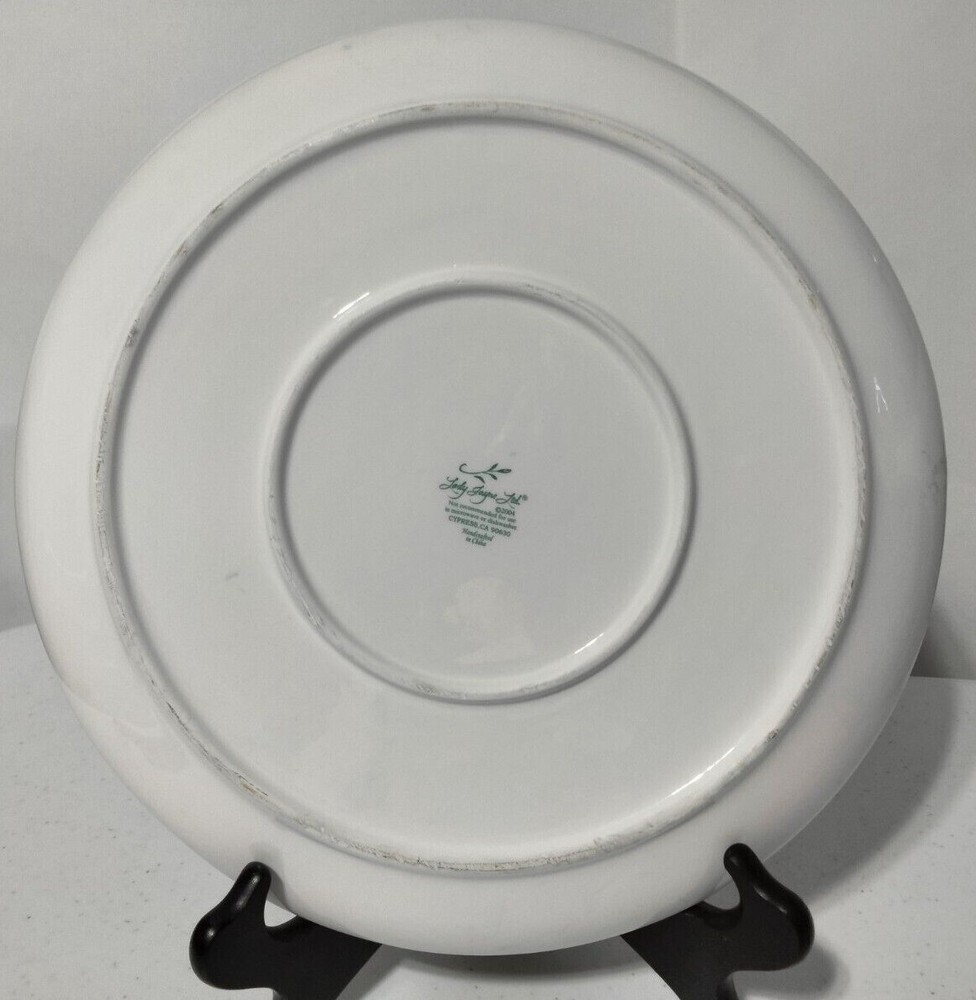 Lady Jayne Ltd Fruit Serving Platter Plate 2004 Ceramic 11in