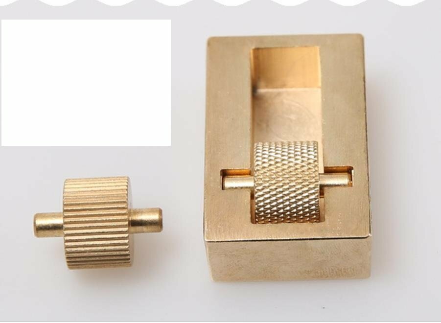 New Leather Craft Edge with two Rollers Leather Edge Processing Tool