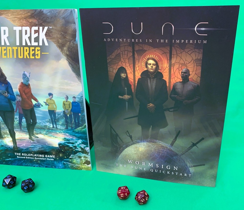 2D20 RPG Quickstart Bundle - Star Trek 2E, Dune, Dreams & Machines | Modiphius