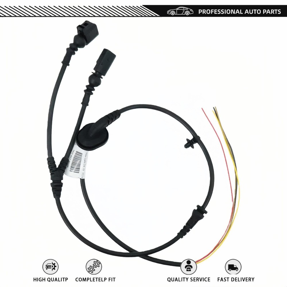 Fit 2009-2016 VW Tiguan Front Left ABS Speed Sensor Replacement Wiring Harness