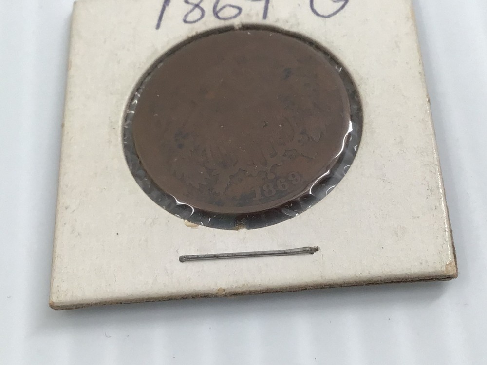 1869 two-cent piece