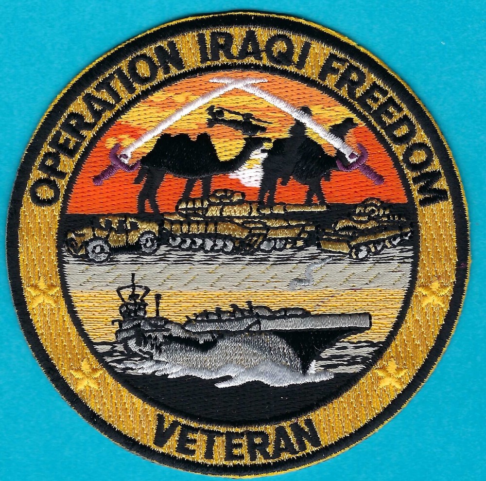 OPERATION IRAQI FREEDOM MILITARY VETERAN PATCH