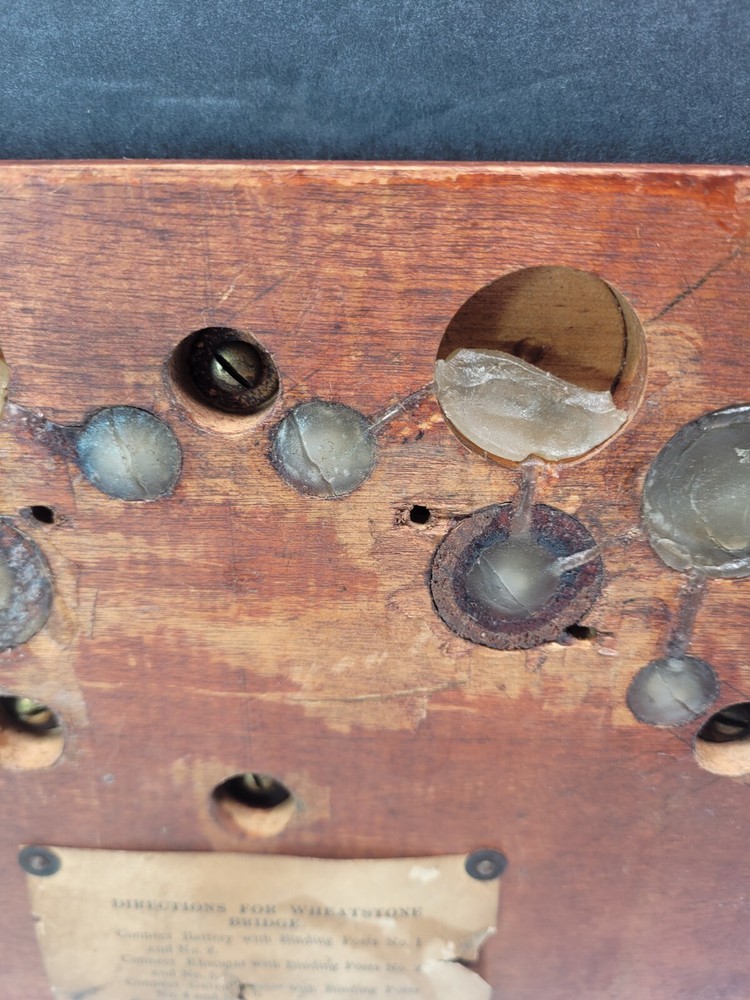 Antique Wheatstone Bridge Central Scientific Co. Steampunk Display