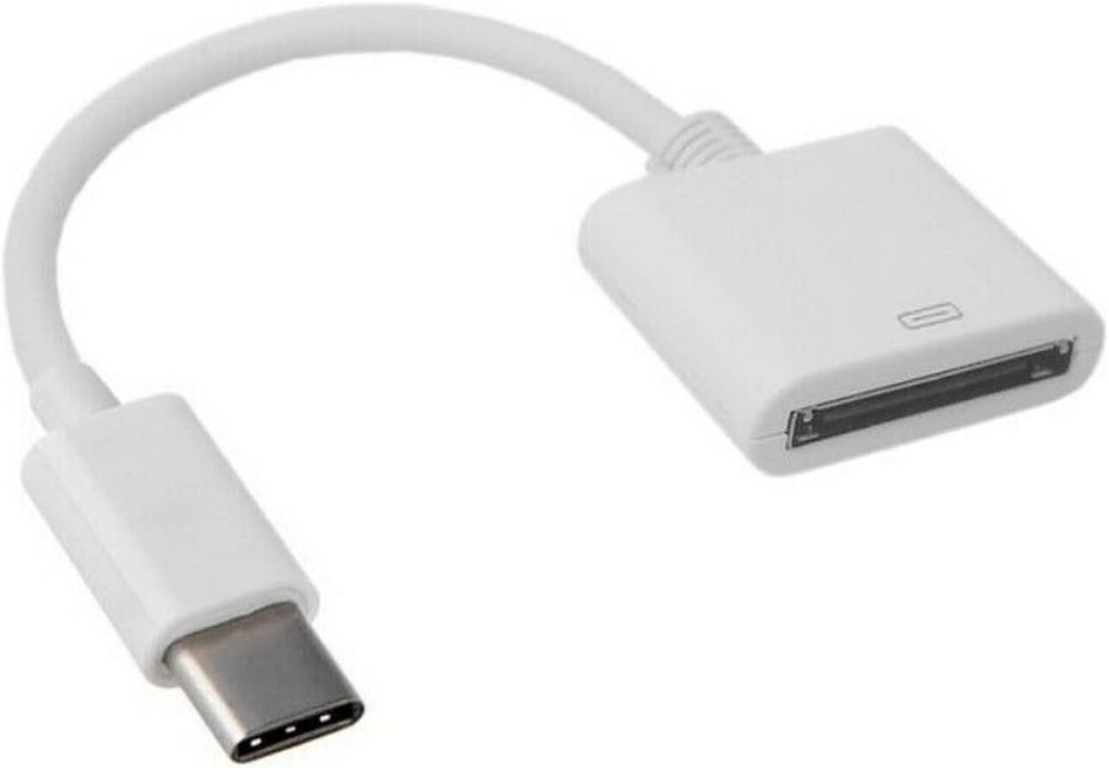 2PACK For Apple 30pin Female to USB 3.1 Type-C USB-C Sync Data Charging Adapter