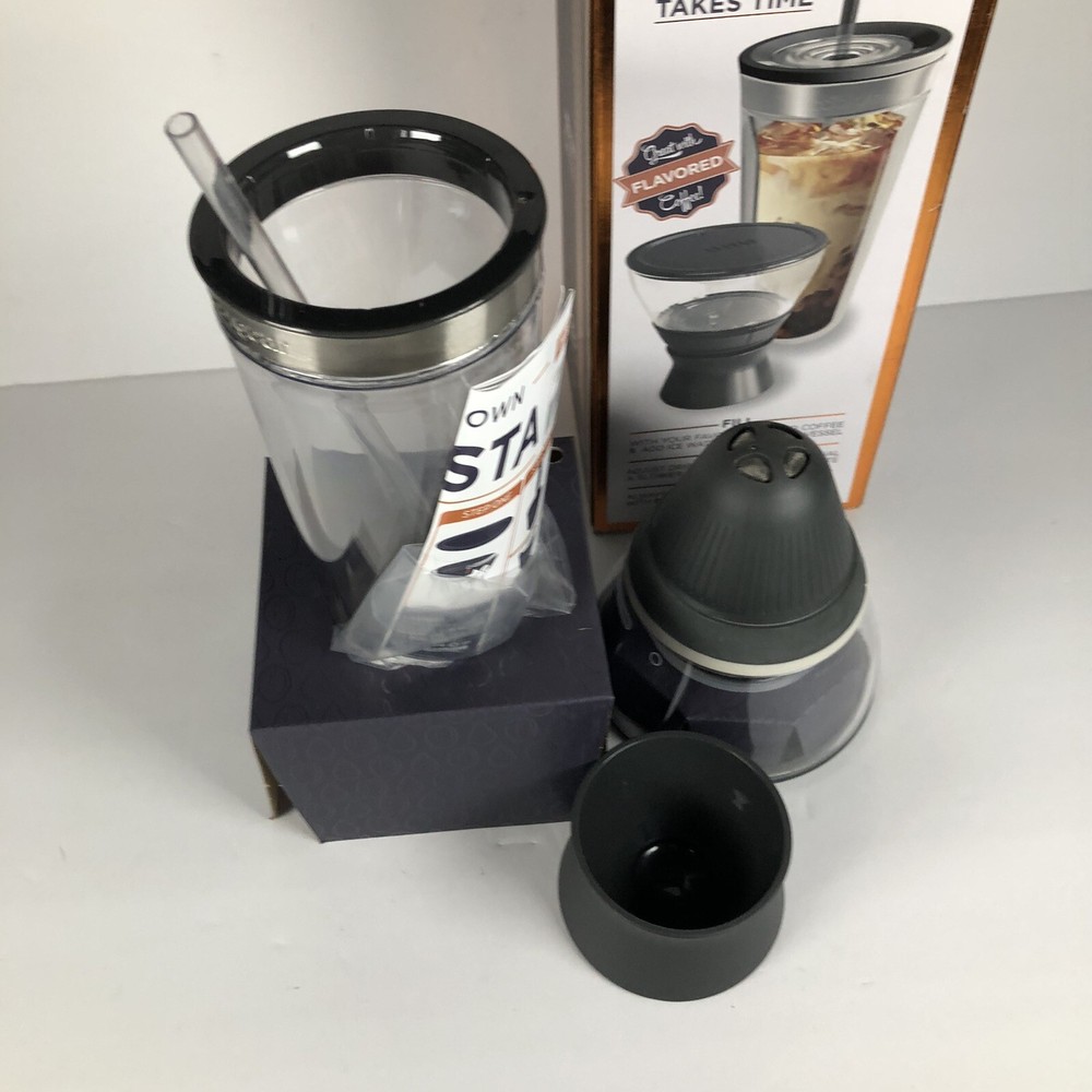 Coolgear Bru Iced Coffee Cold Brew System Personal 1 Cup Brewing System
