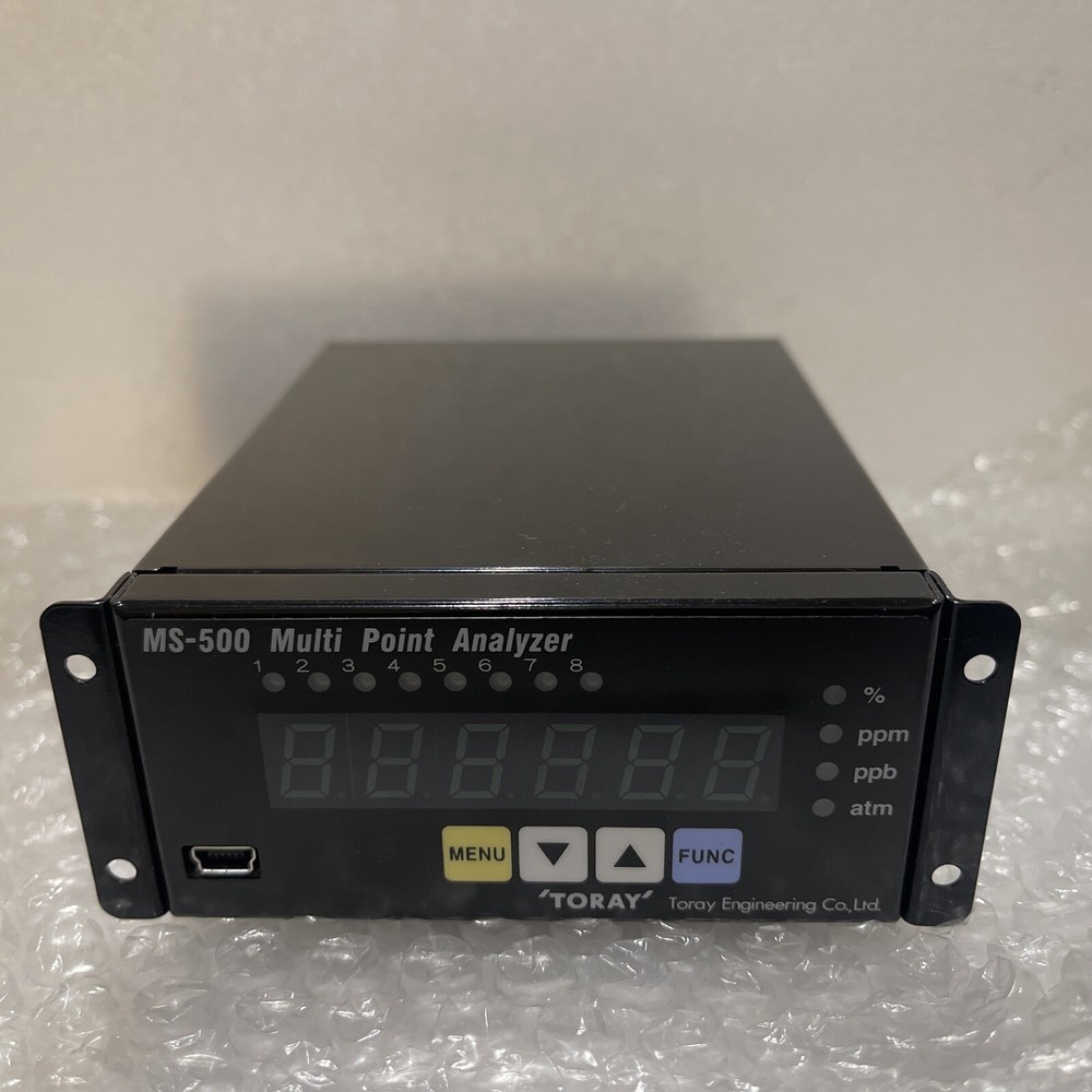 Toray Engineering MS-500 Multi Point Analyzer , 24VDC, 0.3A. Used / Working.