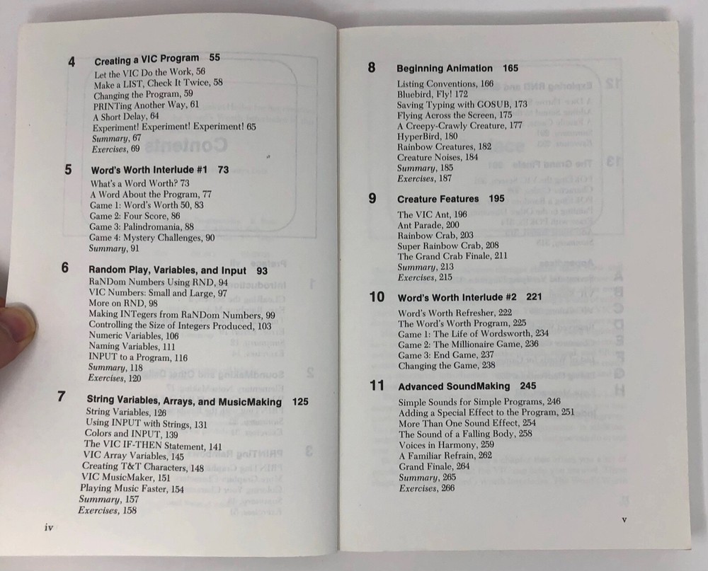 VIC BASIC "A User-Friendly Guide" Book *ISBN 0-8359-8377-3 **Used Condition