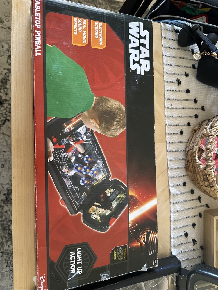 Star Wars Pinball Machine The Force Awakens Tabletop Electronic 2009 TESTED