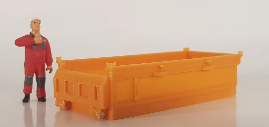 MSM,Flat dumpster 5m3 - miniature, 1/50, MSM5467/01