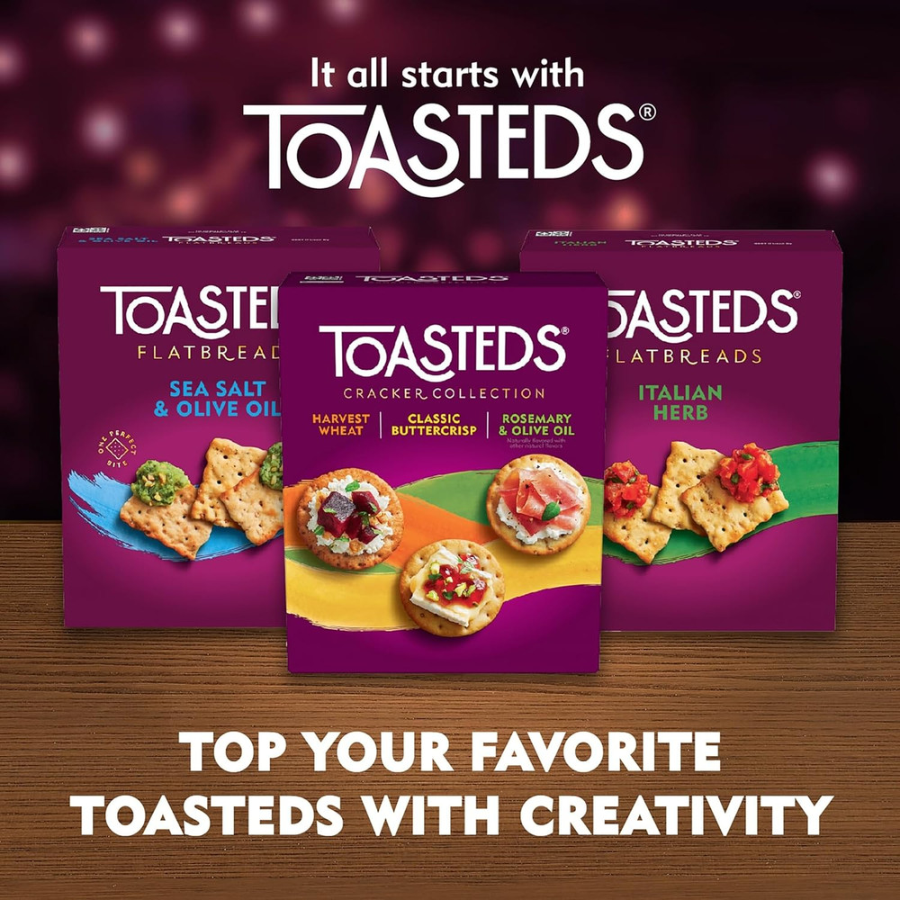 Crackers, Cracker Collection, Lunch Snacks, Variety Pack, 12Oz Box (1 Box)