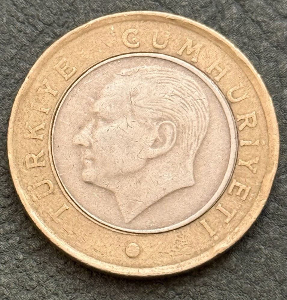 CIRCULATED COIN / 2009 TURKEY / 1 LIRA