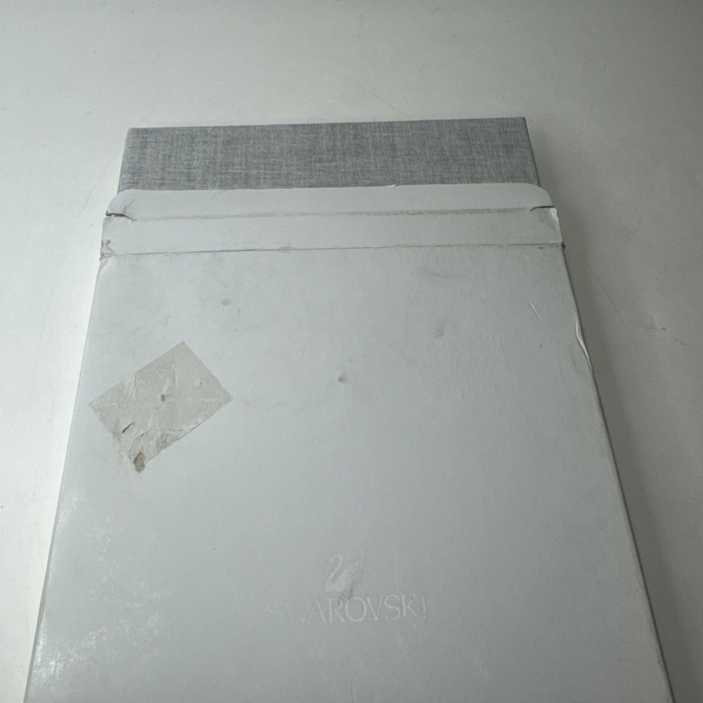 SWAROVSKI Grey Notebook/ Journal Diary In Box