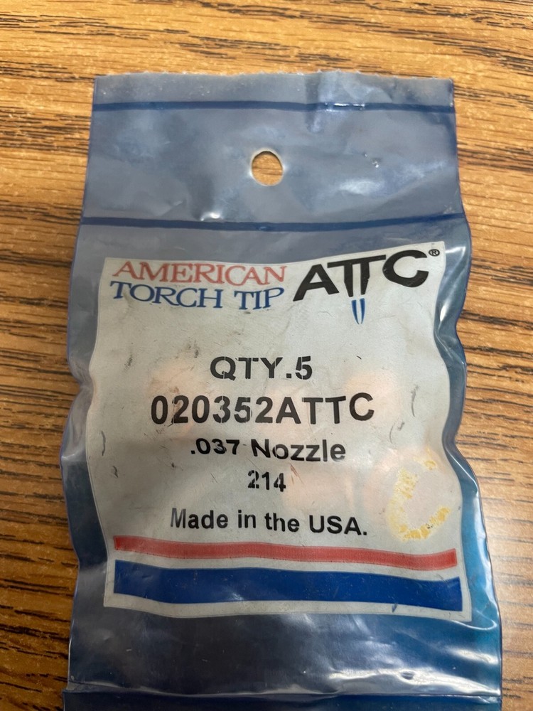 ATTC 020352 PLASMA NOZZLE 40 amp, 5/PKG, HYP-STYLE