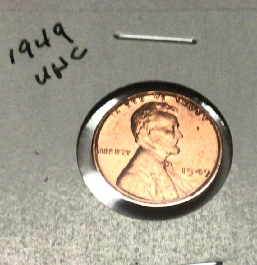 1949 PENNY UNC  RED