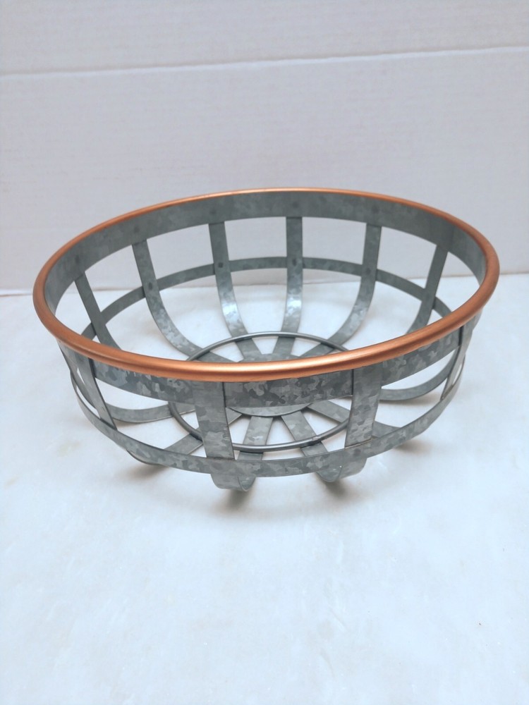 Two Tone Metal Basket