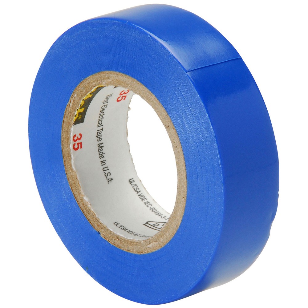 3M 35 Blue Electrical Tape 1/2" x 20 ft.