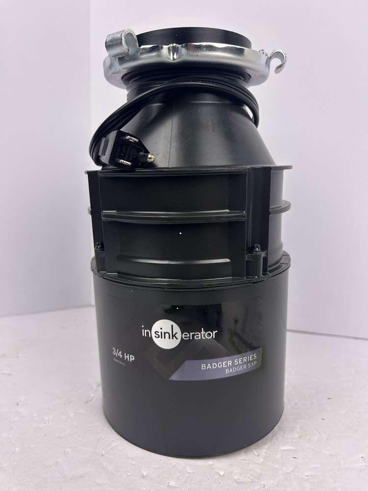 InSinkErator Badger 5XP 3/4 HP Continuous Feed Garbage Disposal With Cord