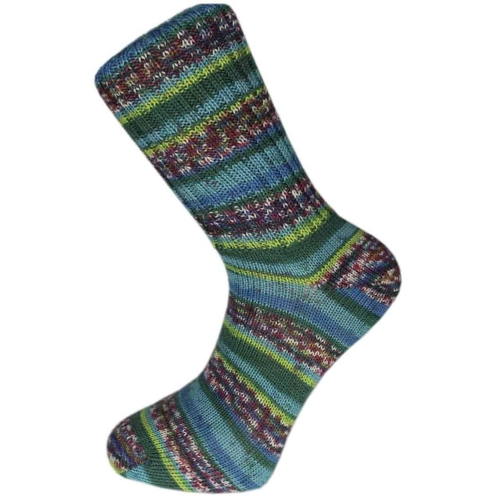 Fair Isle Socks- Harbor Blue
