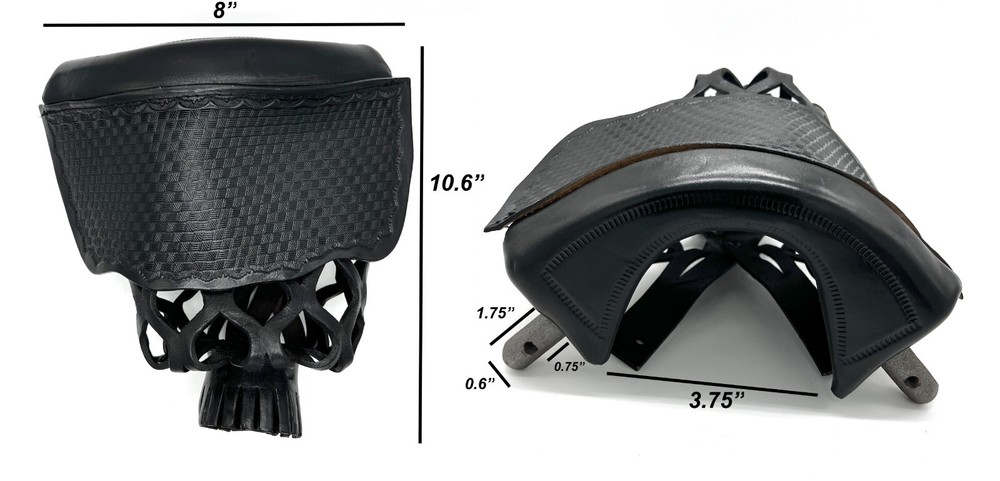 6pcs BLACK Genuine Leather Pool Table Pockets Mosaic Pattern