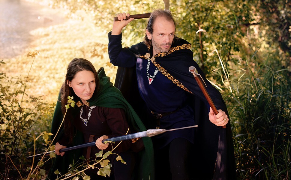 Bone Lucet Knitting Fork Braiding Tool Making Weaving Cording DIY Project White