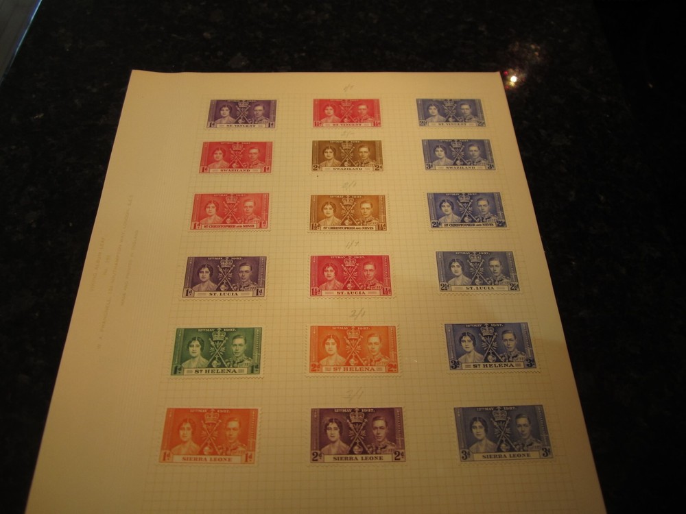 British Commonwealth Stamp Collection - Mostly Mint - 10 Pages