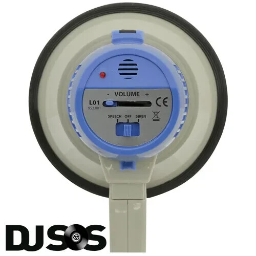 Professional 10W Loud Megaphone With Adjustable Handle, Shoulder Strap & Volume