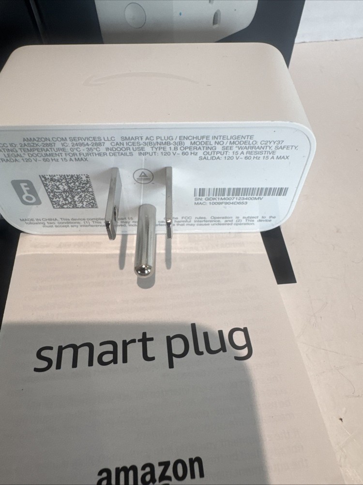 Amazon Smart Plug - White Barely Used X2