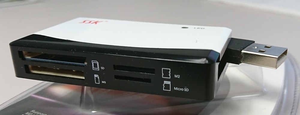 All-in-1 SSK SCR Compact Flash Multi Memory Card Reader CF Adapter MicroSD MS XD