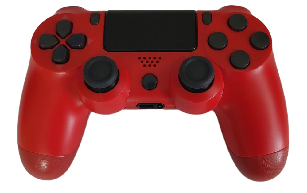 New Red Wireless Video Game Controller for PC & PS4 & Android Device Dual Motor