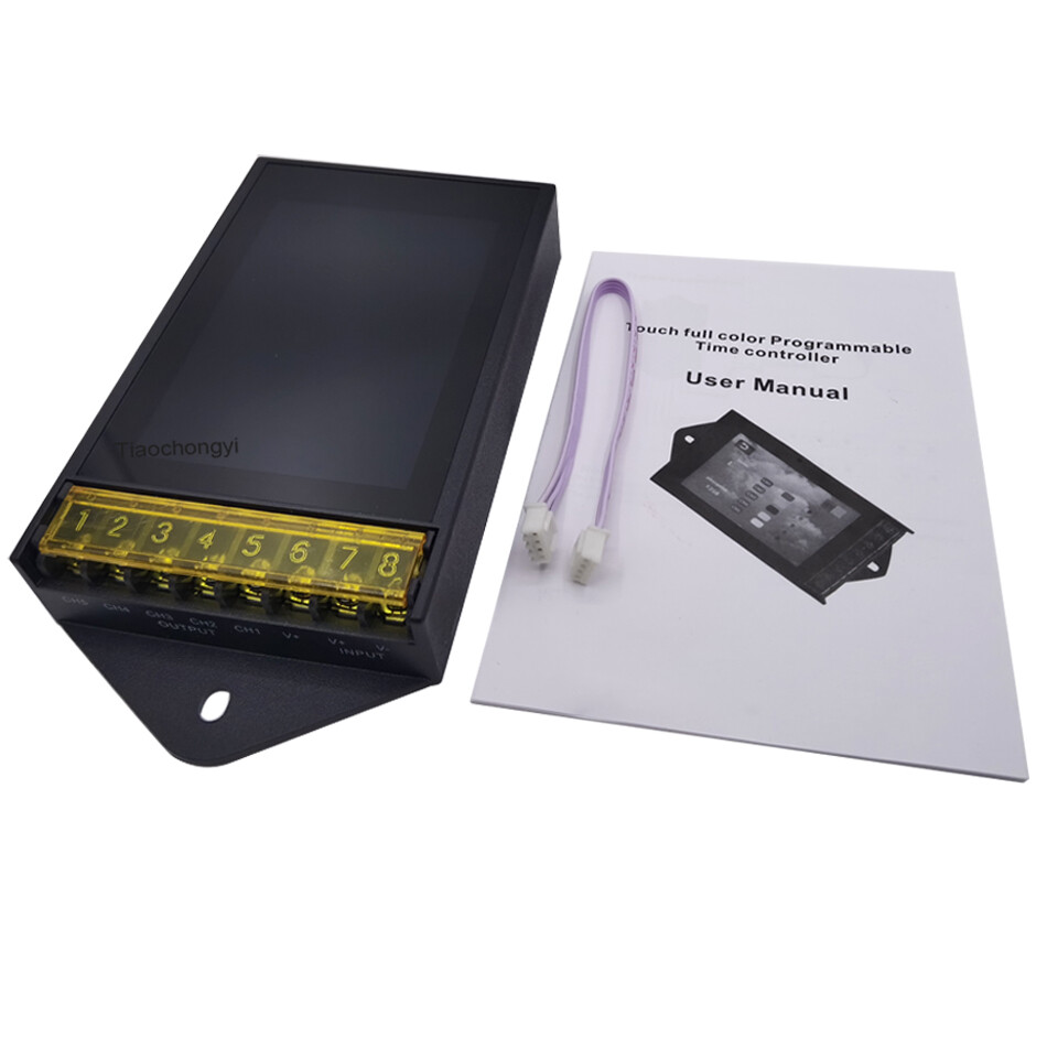 NL502 Time Programmable 5CH RGB LED Strip Light 12v Time Touch Panel Controller