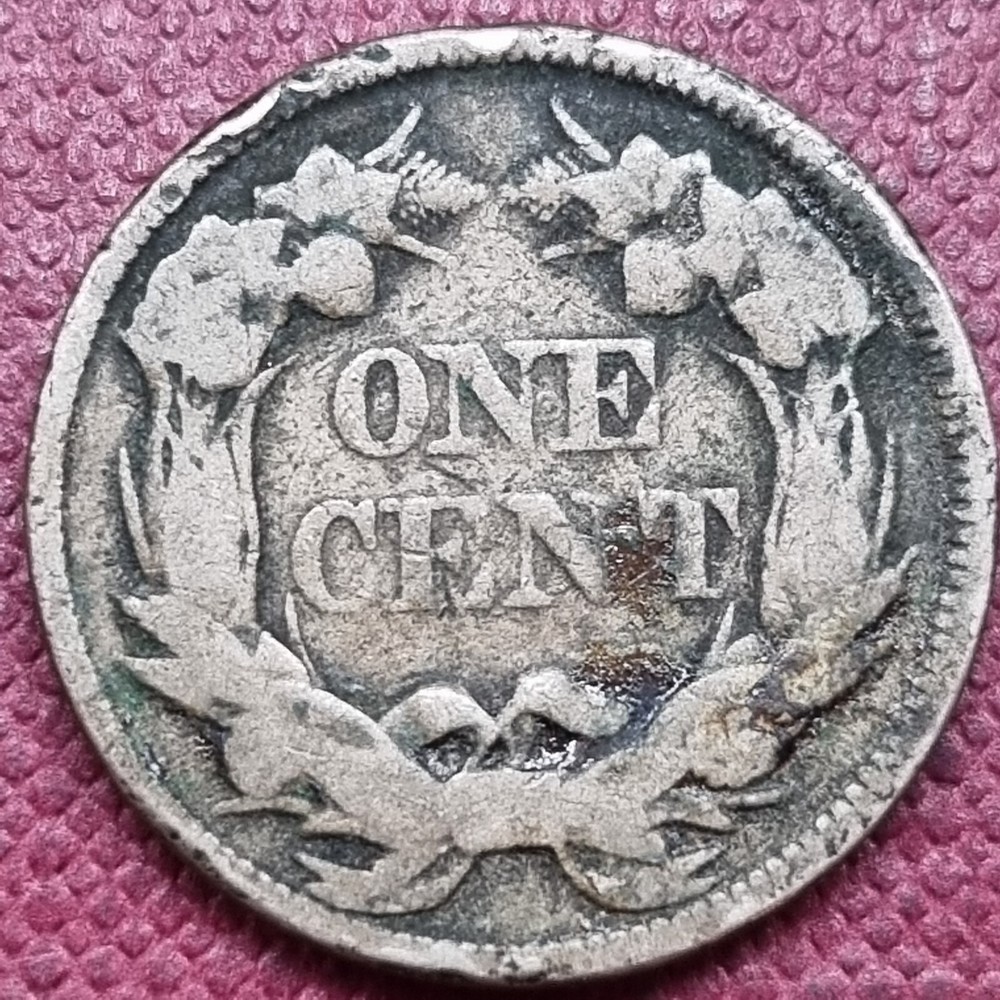 1857 Flying Eagle Cent 1c Circulated #69087