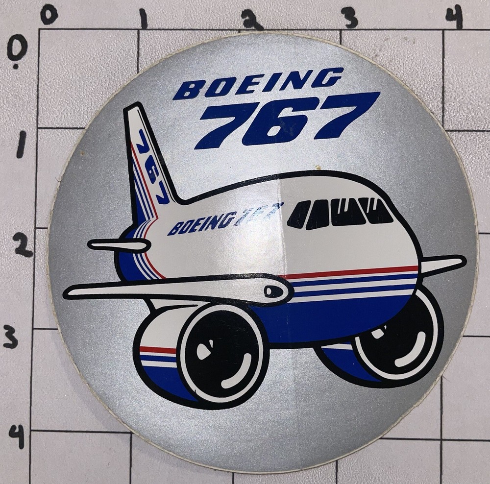 Vintage Aviation Boeing 767 Decal /   Sticker