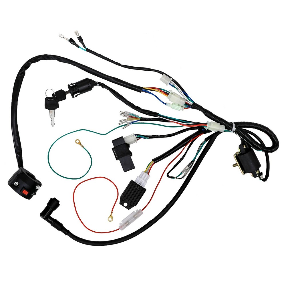 Full Stator Kick Start Engine Wirings Harness Loom Pit Dirt Bikes 70cc-150cc ATV