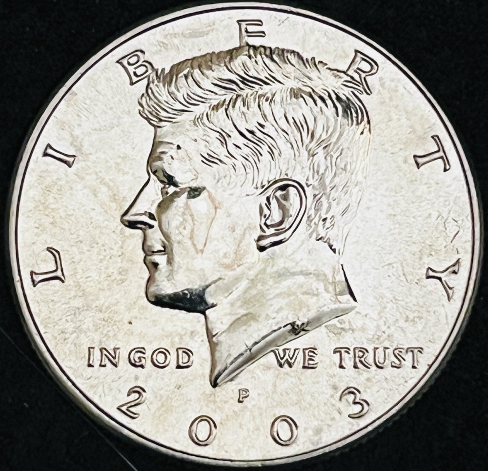 2003 P & D Kennedy Half Dollars. BU