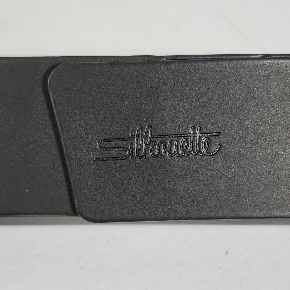 Silhouette Medium Black Magnetic Flap Eyeglass Case