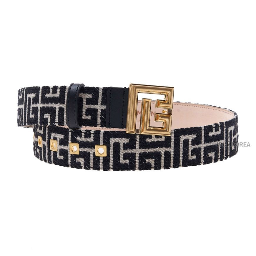 Balmain Jacquard Fabric Belt 45720070