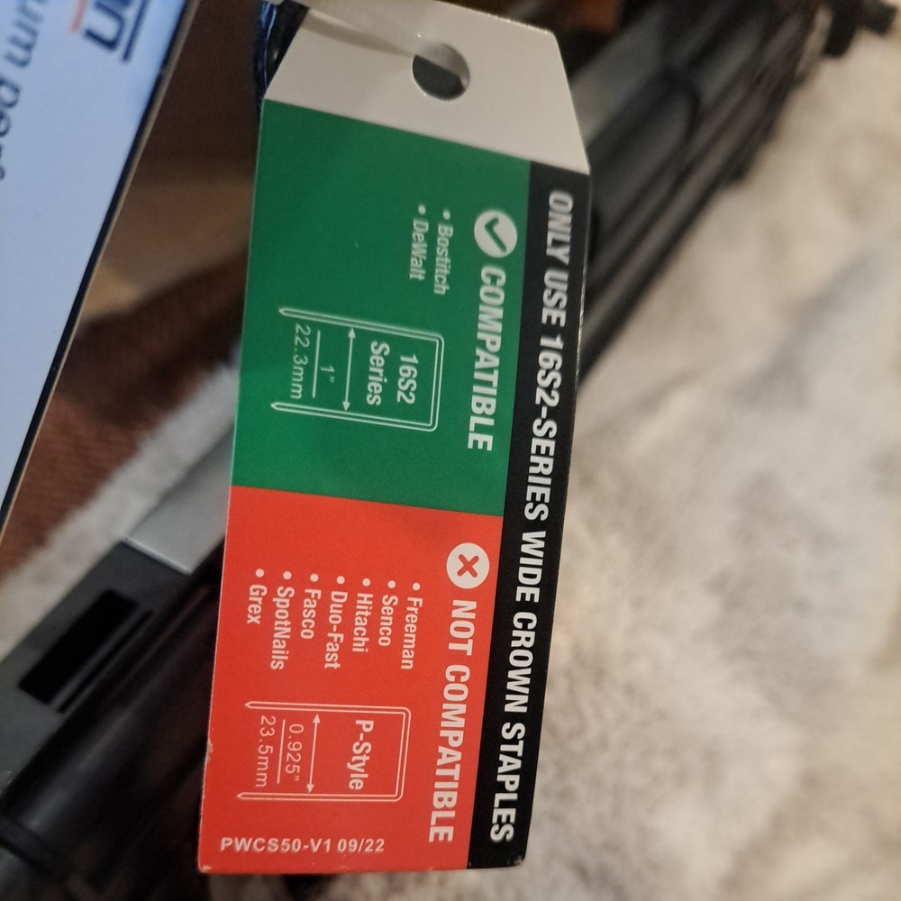 Freeman Pneumatic 16-Gauge 1" Wide Crown Stapler PWCS50 UNTESTED