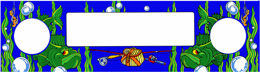 Willliams Fish Tales Pinball Machine Speaker Panel DMD BRAND NEW