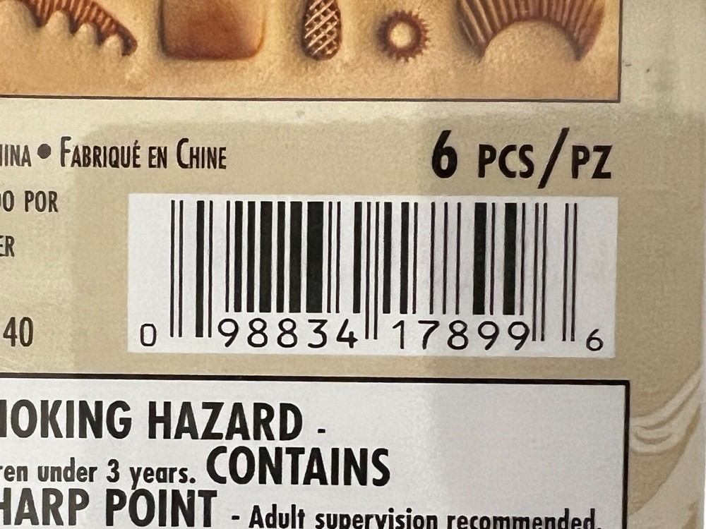 Tandy Leather 6-Piece Basic Stamping Set 8170-99