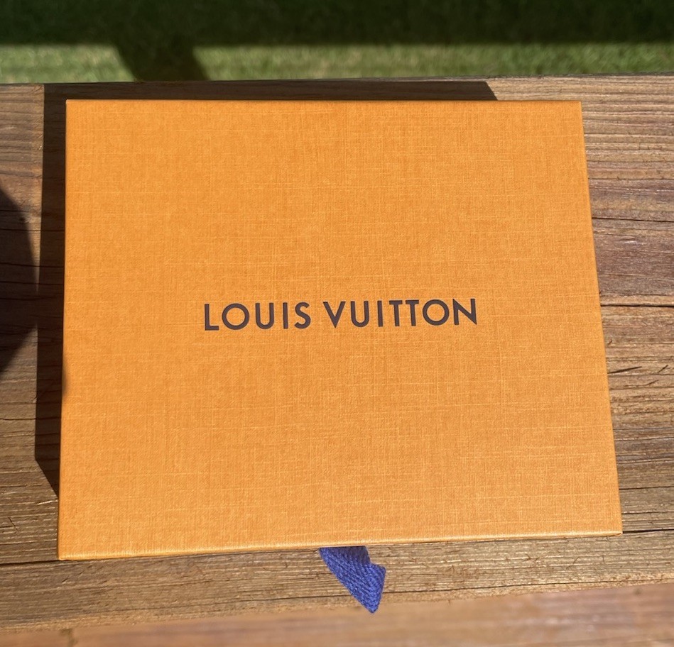Authentic Louis Vuitton Gift Box Empty 6 x 5 x 1.75 + Ribbon