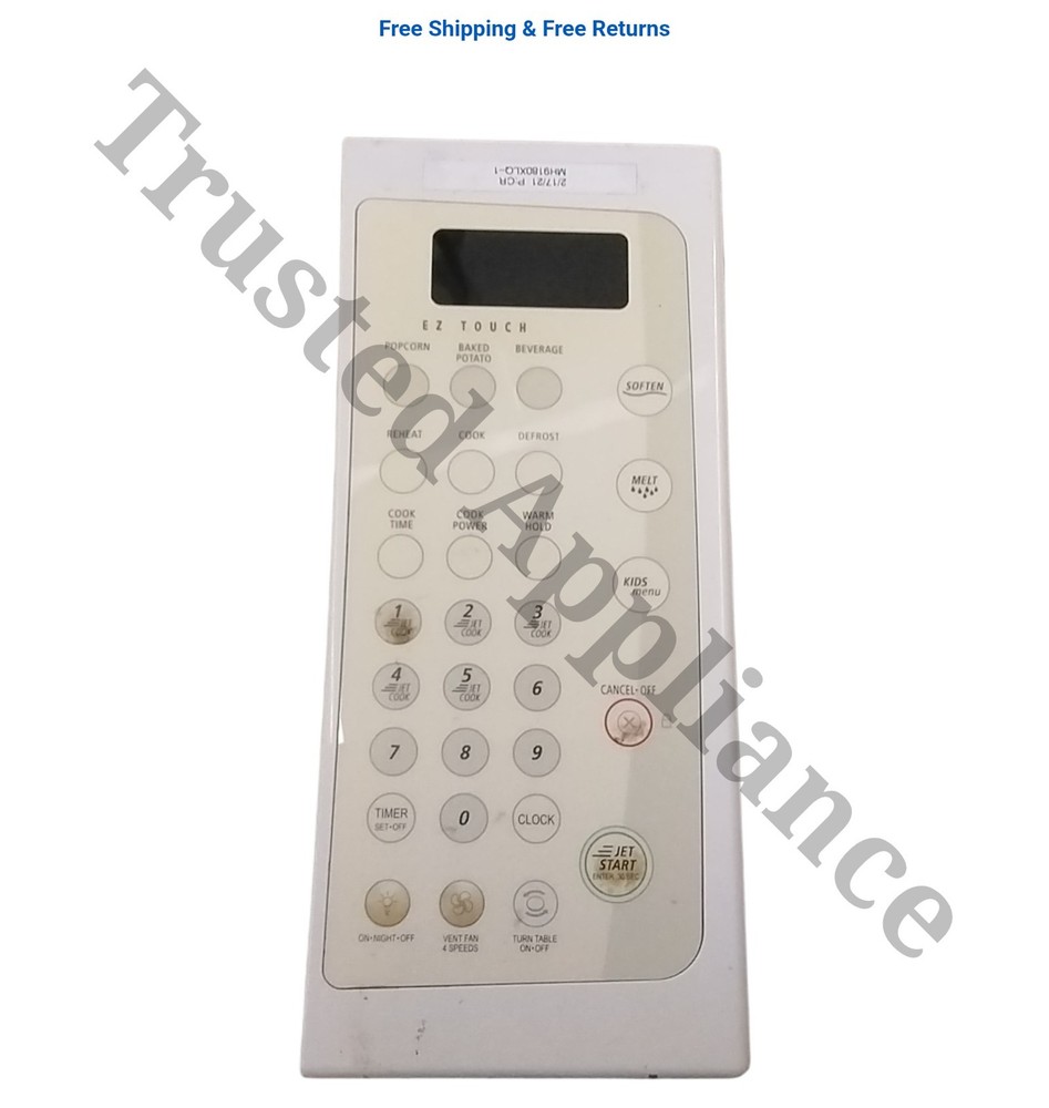 Microwave Control Panel Console 4619-648-13553 White white