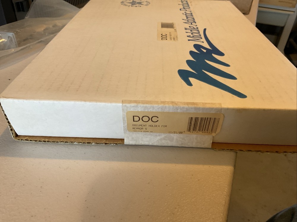 Brand New Middle Atlantic DOC Document Holder For Reard