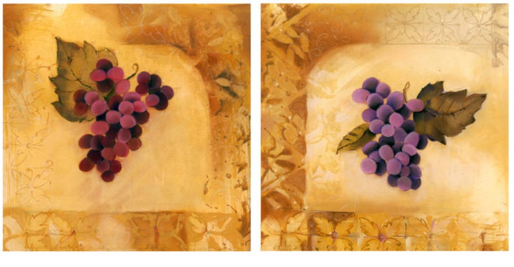 Tumbled Marble Mural Backsplash Bath Art Grape Tile #27