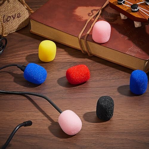 30 Pcs Mini Size Lapel Headset Microphone Windscreen Sponge Microphone Foam