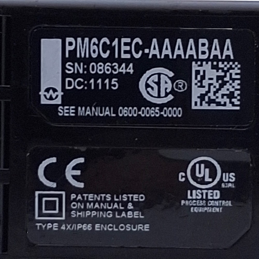 Watlow PM6C1EC-AAAABAA Temperature Controller 100-240VAC, Universal Input