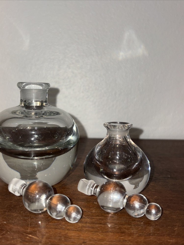 Bubble Top Perfume Bottles Glass Stoppers 2