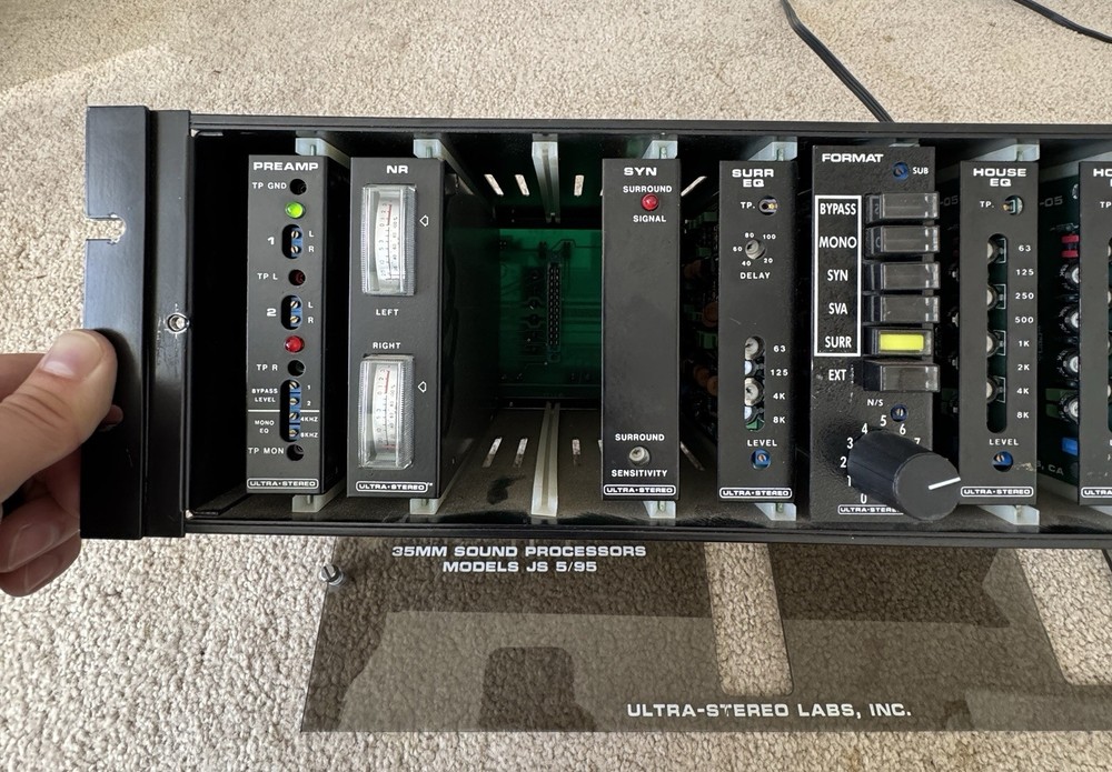 Vintage Ultra Stereo Labs 35mm Sound Processor Model JS 5/95 With Mult. Modules