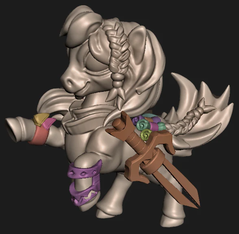 Chibi Spellslinger Pony