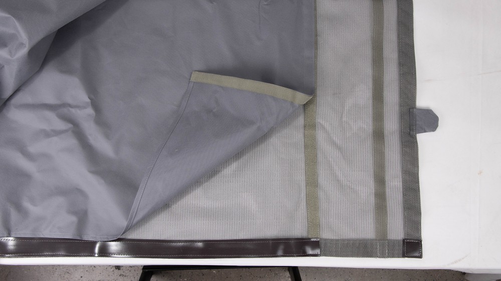 ELITEWILL Toy Hauler Screen Rear Opening Fits Ramp Doors Up to 90 Inch Tall