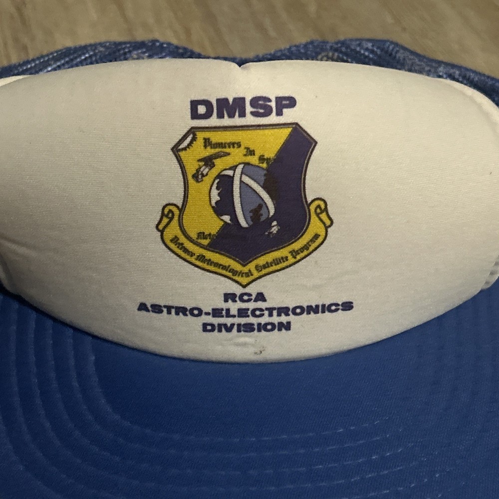 Defense Meteorological Satellite Program (DMSP) SnapBack Mesh Hat RCA Astro